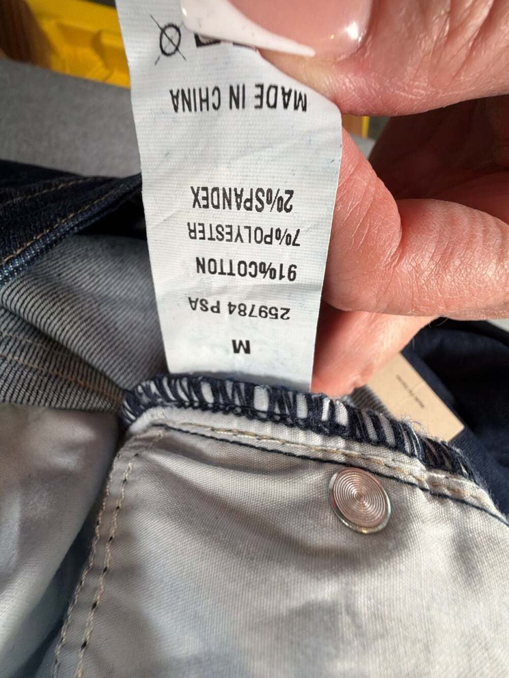 Flamingals Dark Wash High Rise Wide Leg Denim Jeans - Picture 7 of 11
